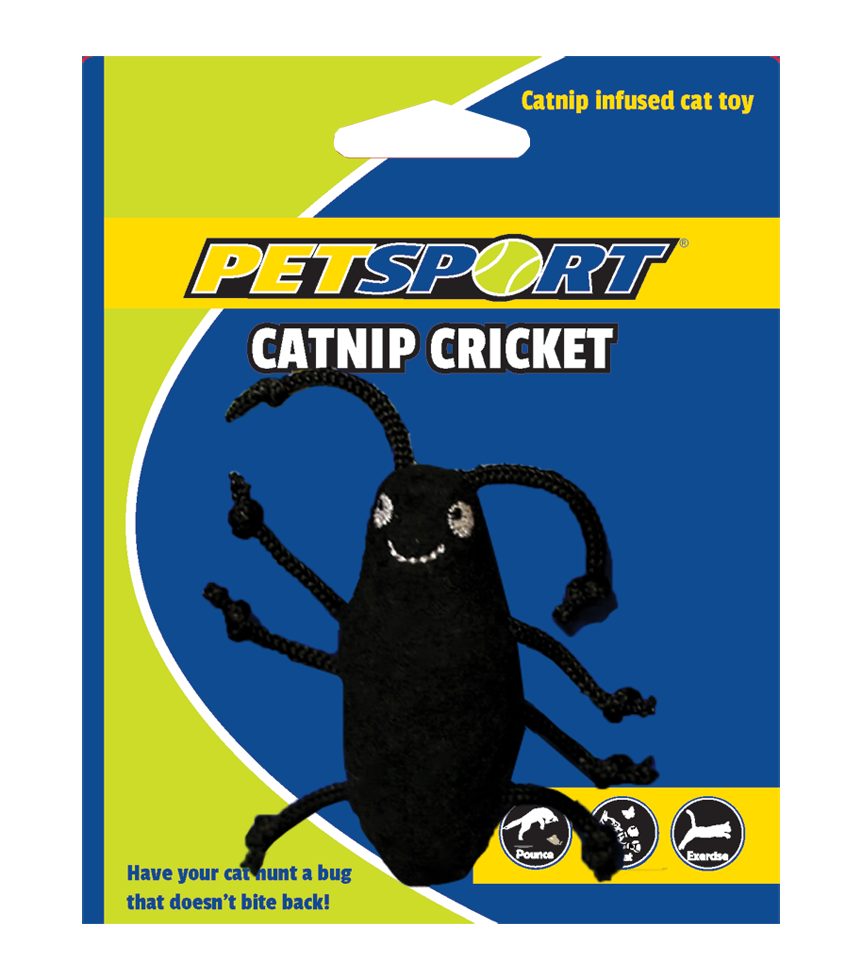 Petsport Catnip Cricket Black