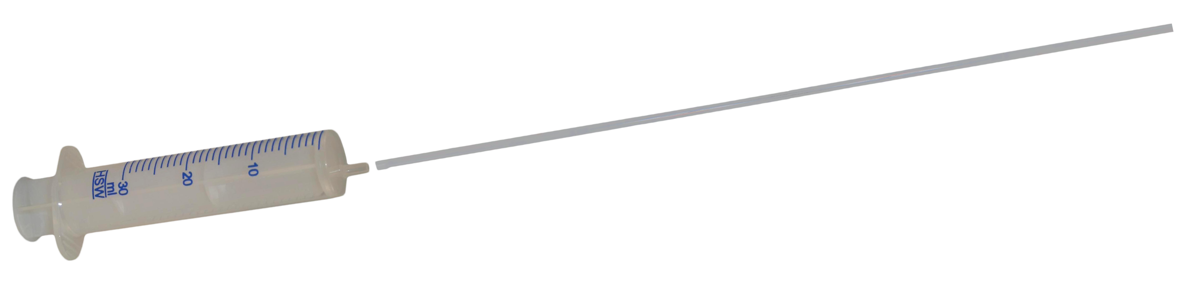 Catheter + disposable syringe 30ml