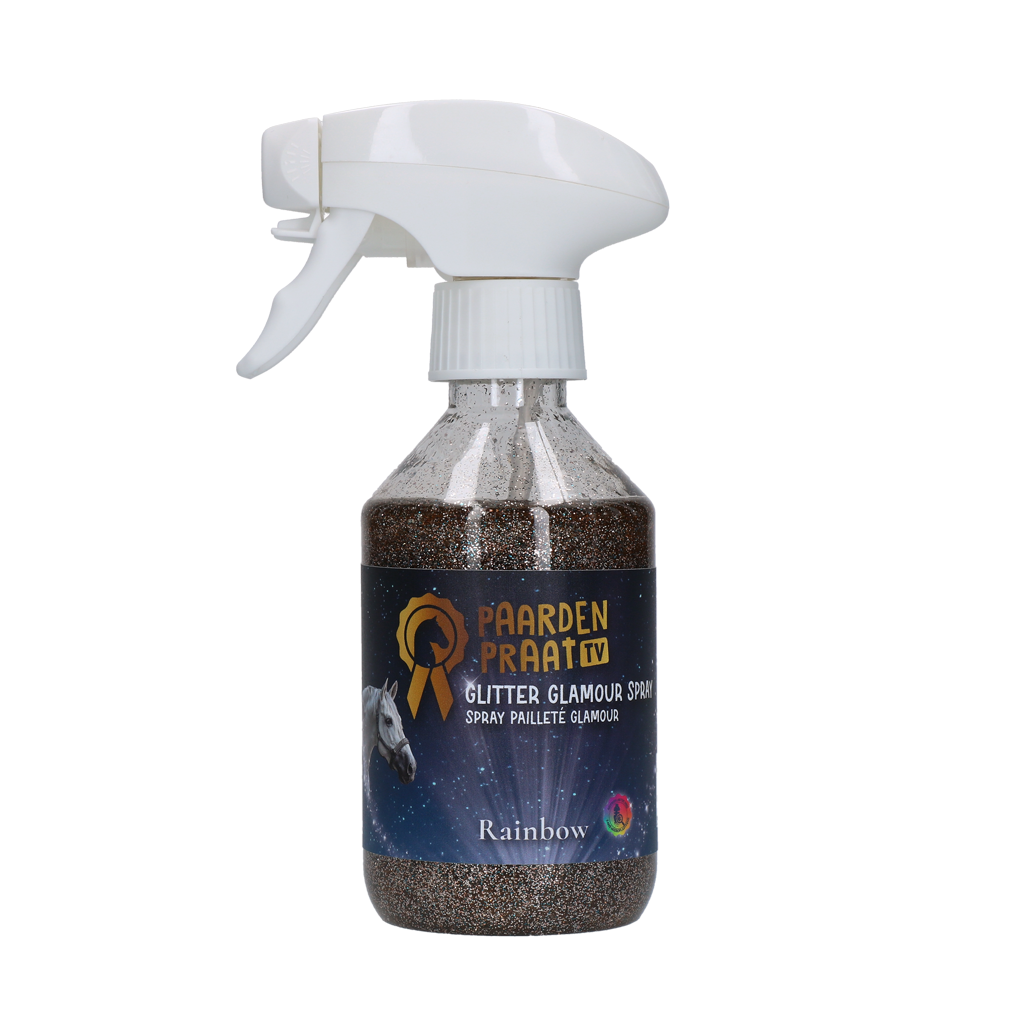 Paardenpraat TV Glitter Glamour Spray Rainbow