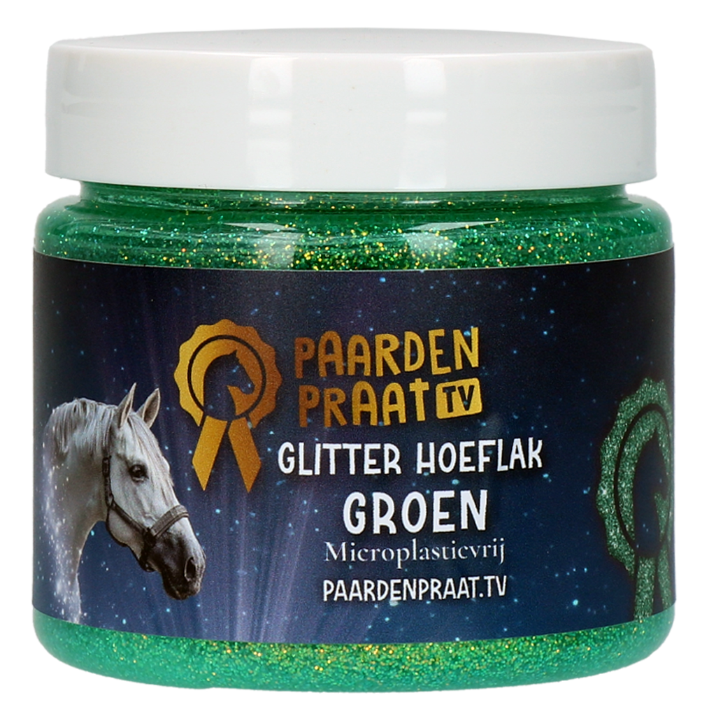 Paardenpraat TV Glitter Hoof Polish Turquoise