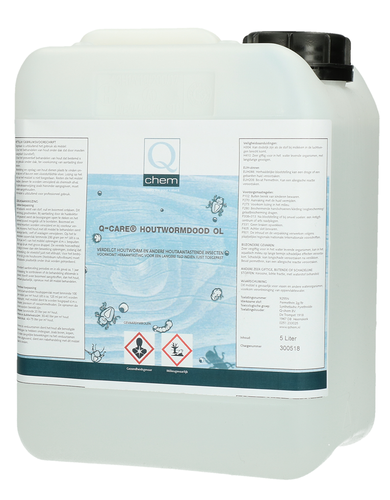 Q-Care Houtwormdood OL Agra/Prof 5 l