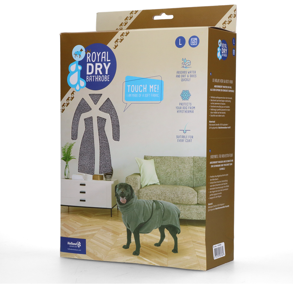 Royal Dry Bathrobe For Dogs L