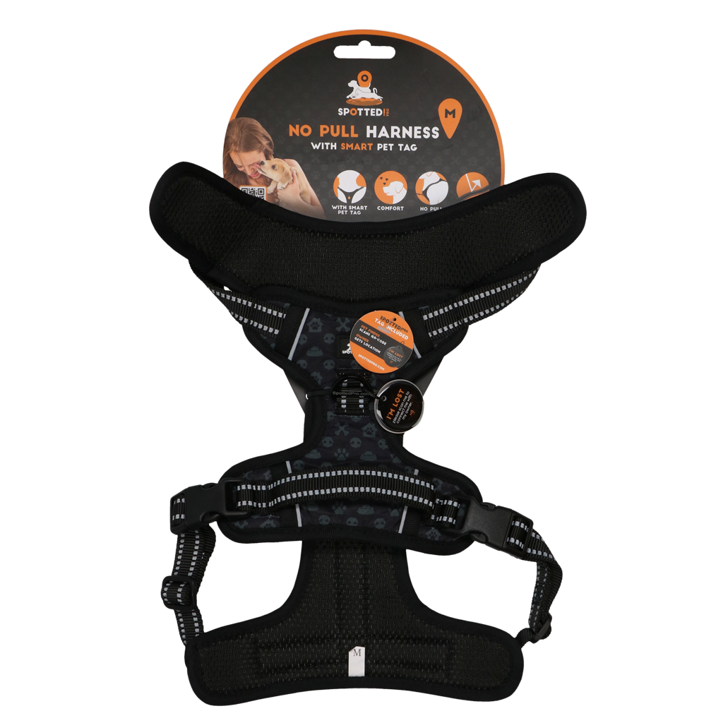 Spotted! Pro No Pull Harnas Dark Grey M