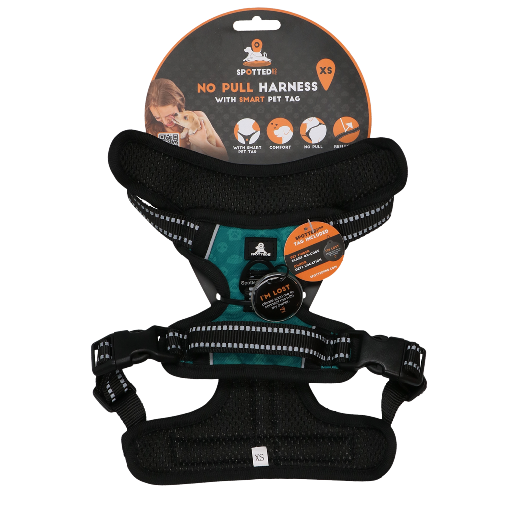 Spotted! Pro No Pull Harnas Green XS