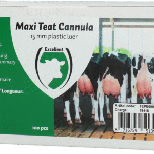 Excellent Maxi Teat Cannula 15 mm 100 pcs