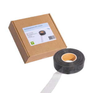 Ventilation Band Stainless Steel Black 30 m x 5 cm