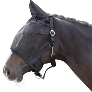 Halter with integrated fly mask Pony