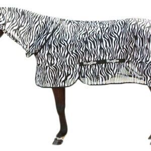 Fly & Eczema Blanket Zebra with neck-section 195cm 205 cm