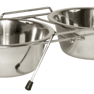 Stainless Steel Twin Feeder 2 x 450 ml