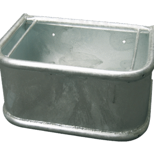 Feed Trough Horse galvanized steel 45x34x24cm RH