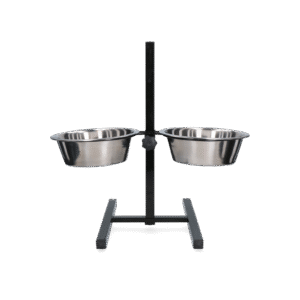 Feed and drinking bowl stainless steel T-stand Ø 25 cm (2.8 l)