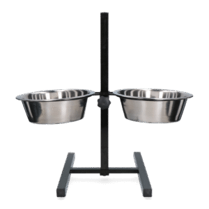 Feed and drinking bowl stainless steel T-stand Ø 28 cm (4 l)