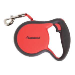 Walkabout Retractable Leash Red S