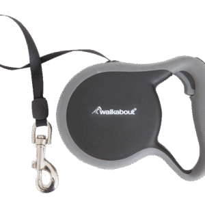 Walkabout Retractable Leash Black S