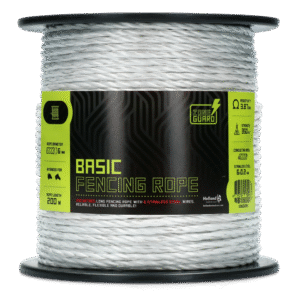 ZoneGuard 6 mm Basic fencing rope white 200 m