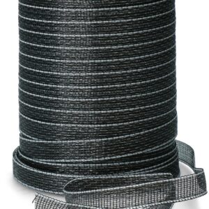 ZoneGuard 20 mm Basic fencing tape black 200 m