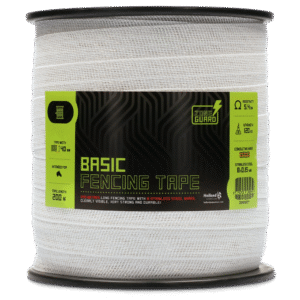 ZoneGuard 40 mm Basic fencing tape white 200 m