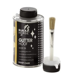 BLACK HORSE Glitter Hoof Oil 450 ml