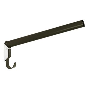 Saddle holder 44cm round metal black