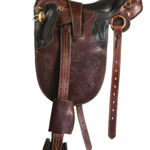 Selle Stock RANDOL'S with quilted saddle head