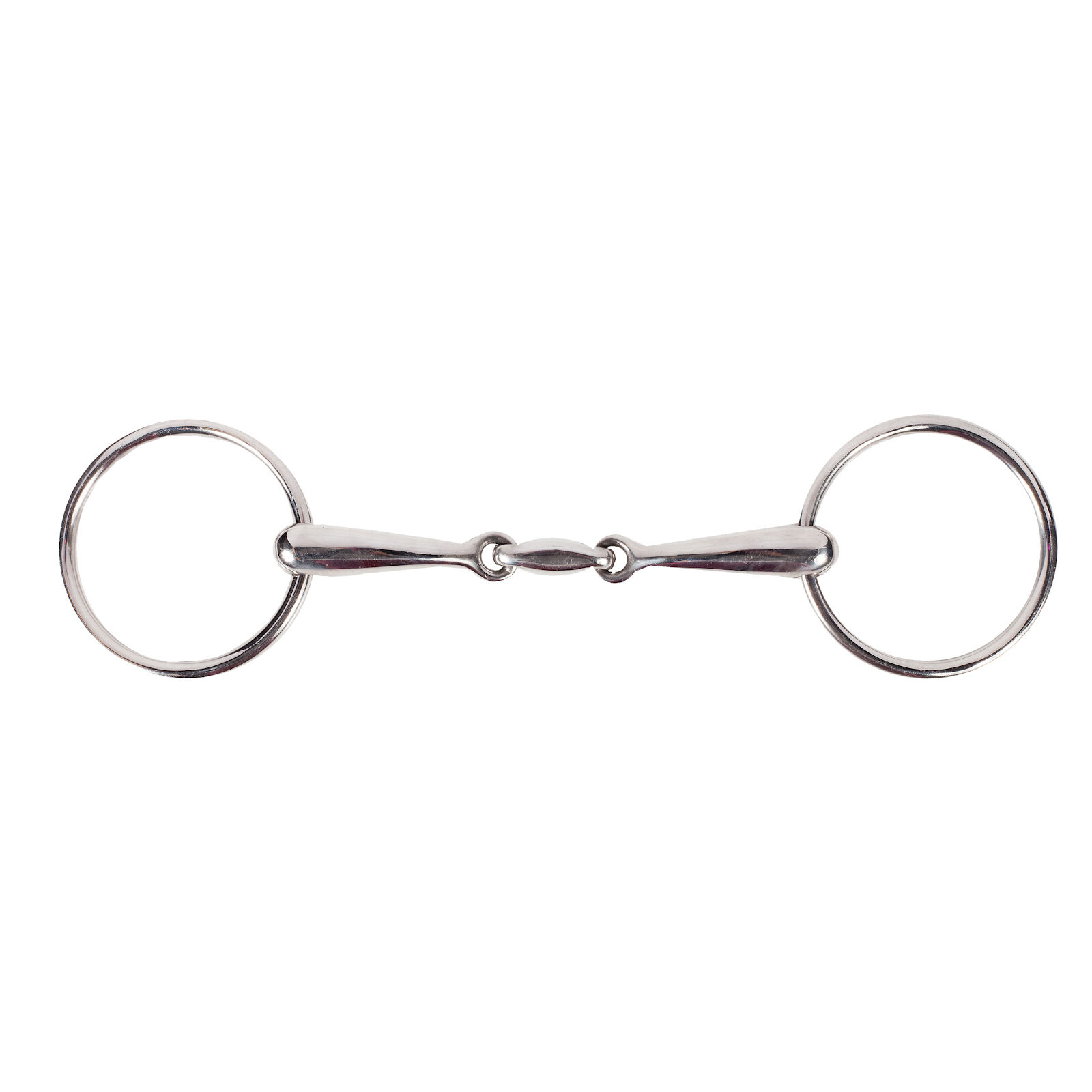 Horze Double-Jointed Loose Ring Snaffle, 16mm