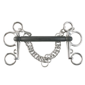 Horze Mullen Mouth Pelham Rubber Bit