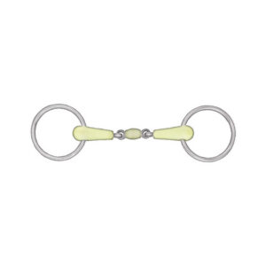 Horze Double-Jointed Loose Ring Apple Snaffle Bit
