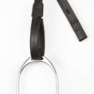 BATES leather/synthetic stirrup leathers with hooks