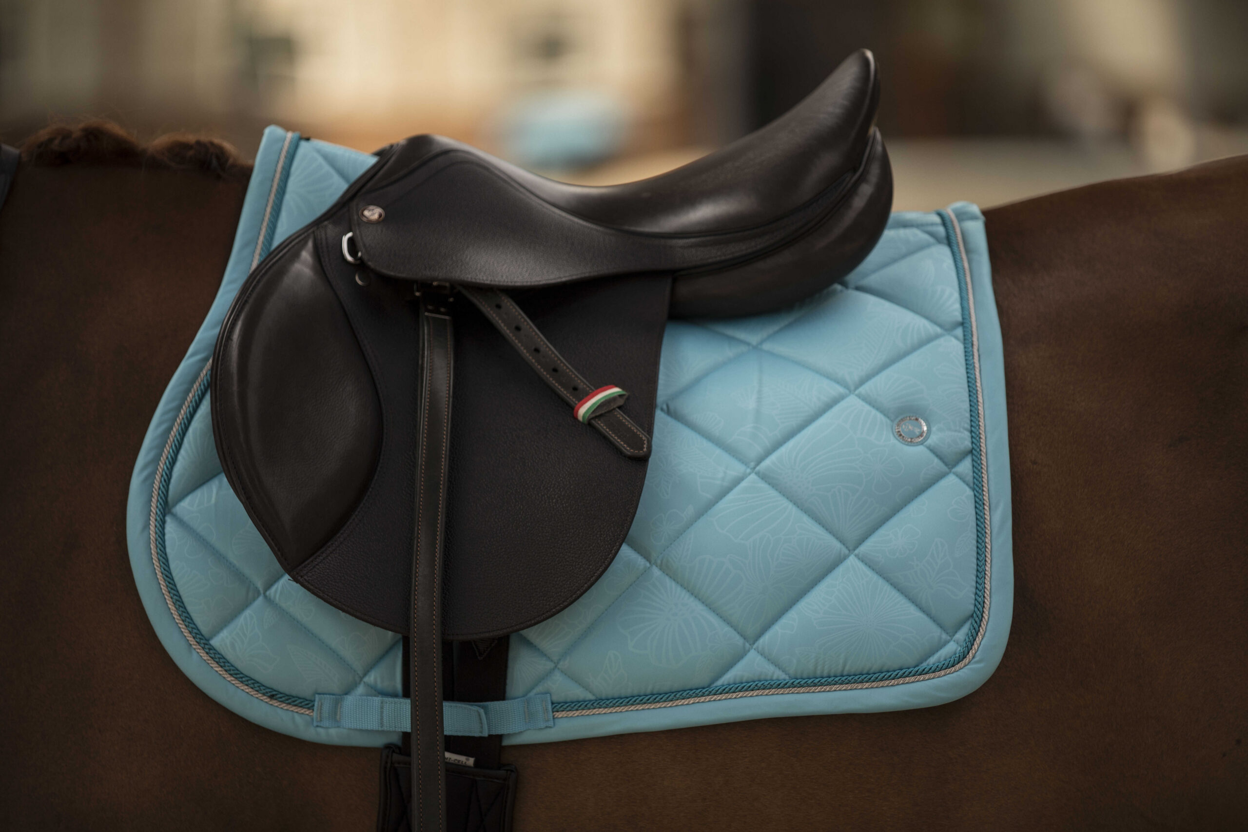 LAMI-CELL Saddle Pad - Floral