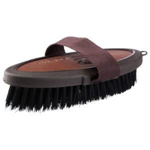 Horze Maddox Leather Handle Body Brush