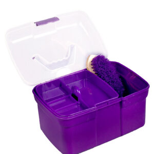 HORZE Purple Children's Grooming Box