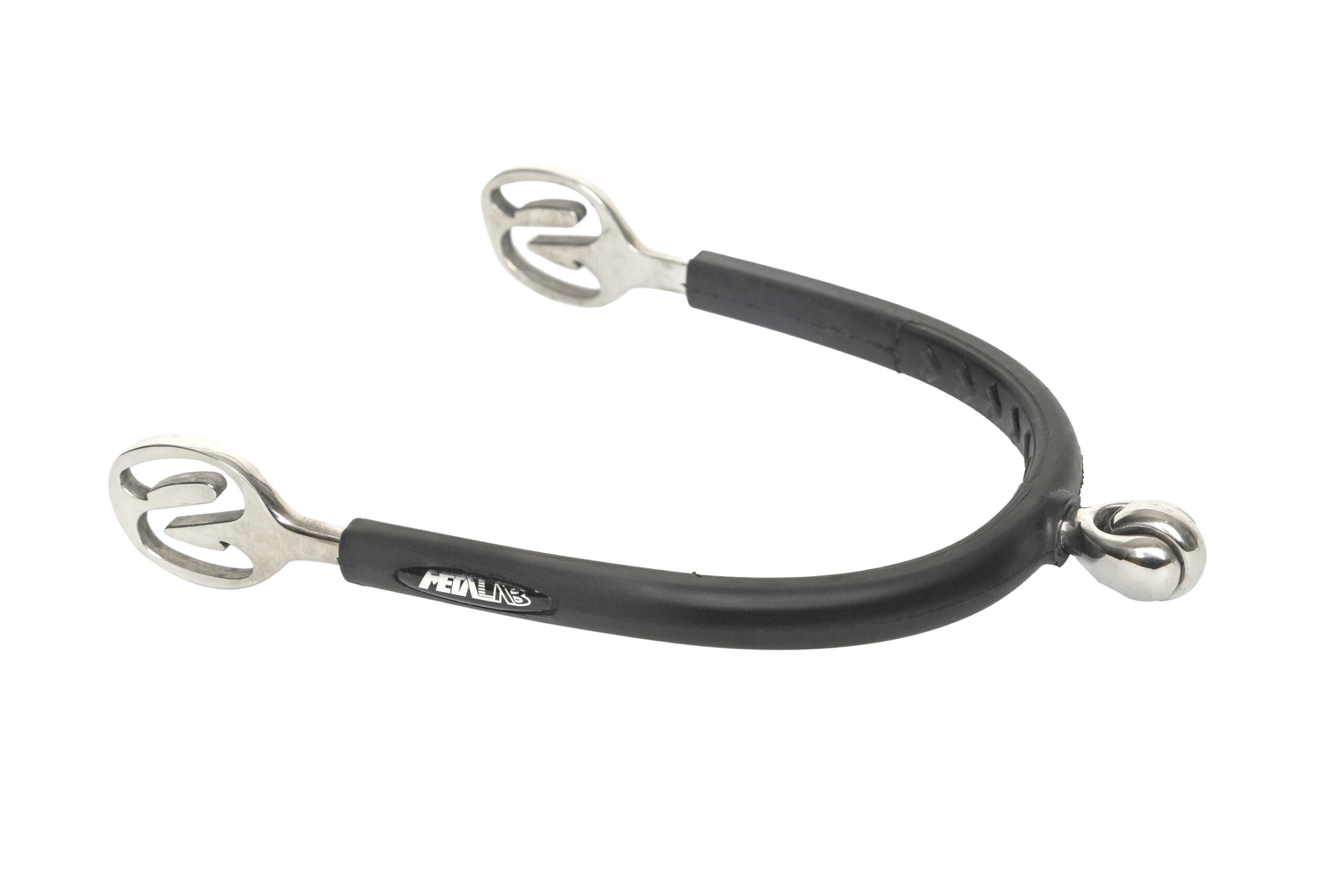 METALAB Spurs – Soft Touch with Horizontal Rowel and Rubber Coating