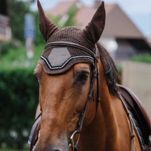 EQUITHEME Fly Veil - Domino