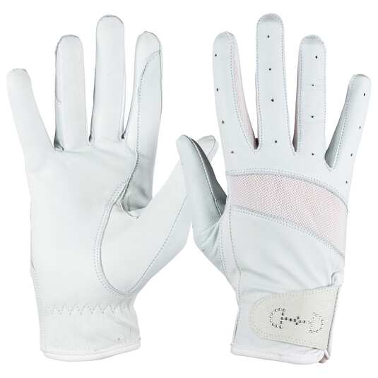 Horze Women's Leather Mesh Riding Gloves - Image 3