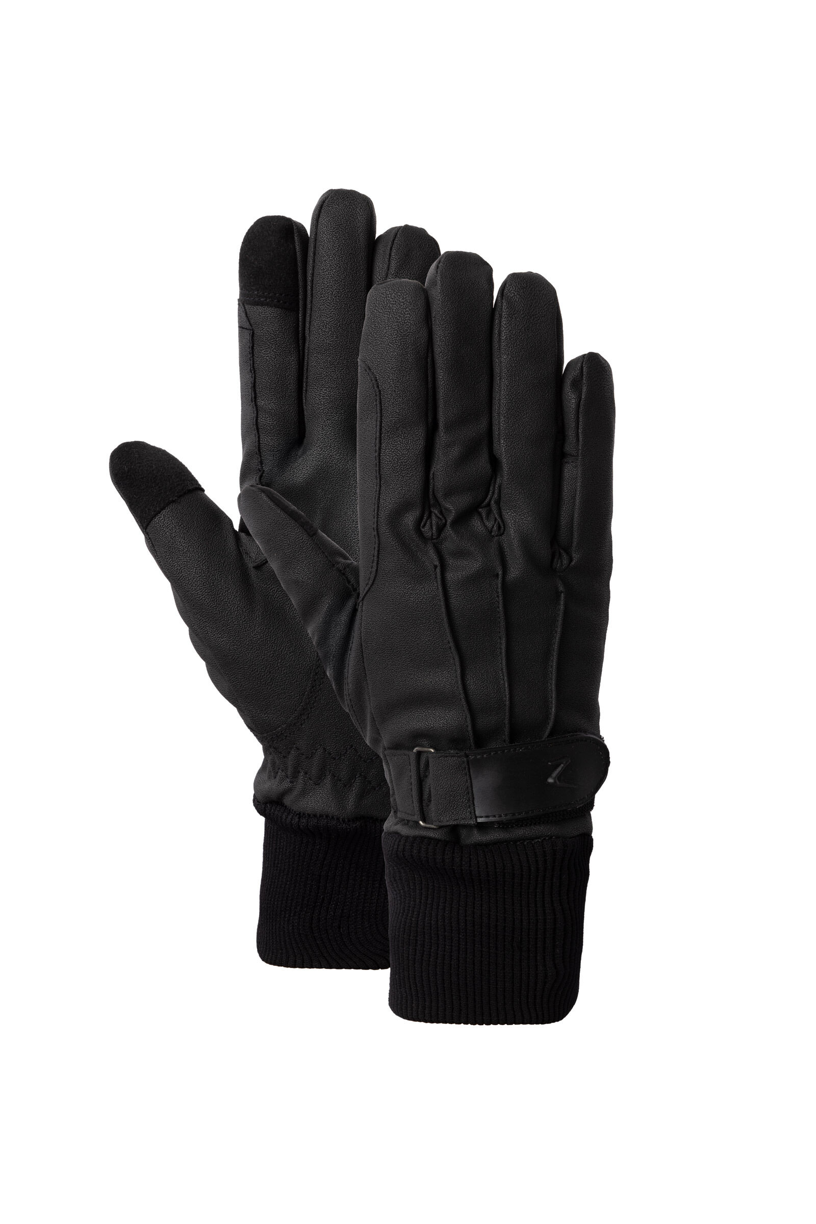 Horze PU Leather Fleece-Lined Riding Gloves