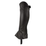 Horze Leather Half Chaps, Junior M