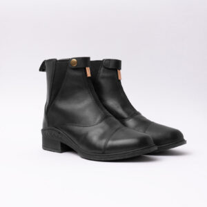 Horze Rose Leather Jodphur Boots with Front Zipper