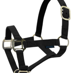 Nylon halter NORTON with leather lining