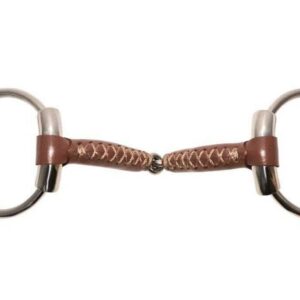 METALAB Loose Ring Snaffle - Pinchless leather