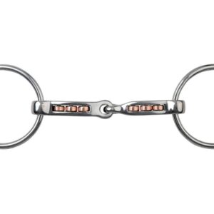 METALAB Loose Ring Snaffle - Magic System with Rollers