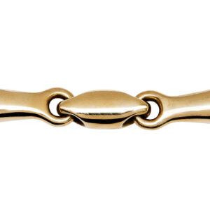 FEELING Loose Ring Snaffle Bit with Large Rings - Anatomic Argentan