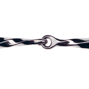 FEELING Eggbutt Snaffle - Twisted flat rings