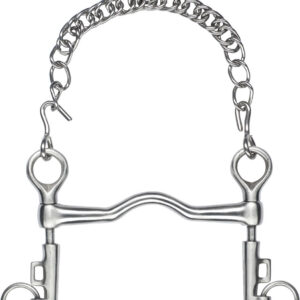 FEELING Pump Curb Bit Saumur - Satin stainless steel