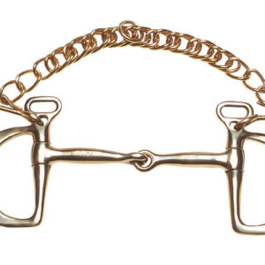 FEELING Spring Curb Bit - with copper openings