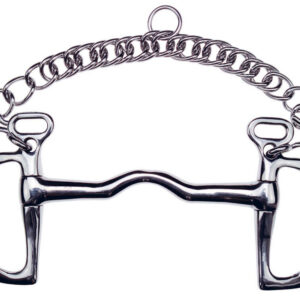 FEELING Spring Curb Bit - with straight mouthpieces