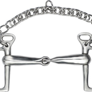 FEELING Spring Curb Bit - with openings satin