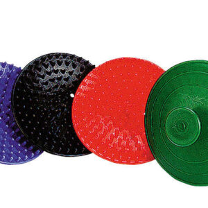 HIPPOTONIC Round curry comb made of plastic