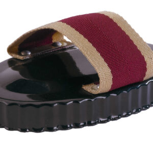 HIPPOTONIC Oval metal curry comb