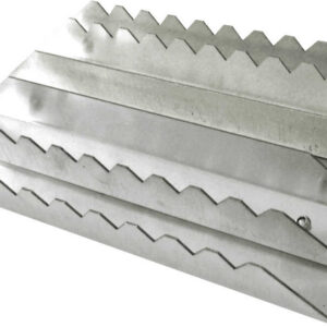 HIPPOTONIC Rectangular aluminum curry comb