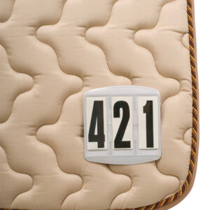 EQUITHÈME - Starting number with velcro fastening and 3 digits